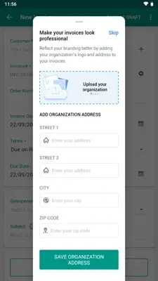 Zoho Invoice android App screenshot 0