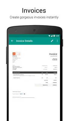 Zoho Invoice android App screenshot 9