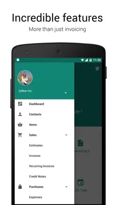 Zoho Invoice android App screenshot 10