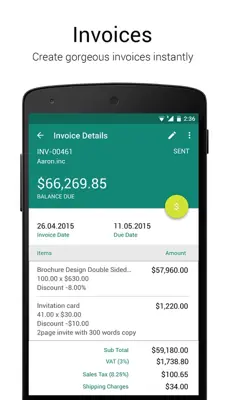 Zoho Invoice android App screenshot 13