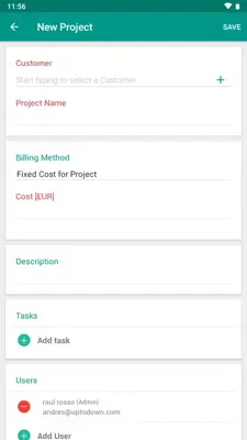 Zoho Invoice android App screenshot 1