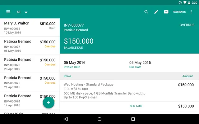 Zoho Invoice android App screenshot 19