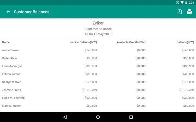 Zoho Invoice android App screenshot 21